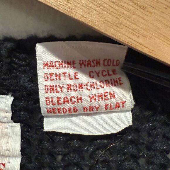 VTG 90s Cardigan Sweater JP Williams Wearable Art Patchwork Artsy Bright Funky L - Picture 5 of 12